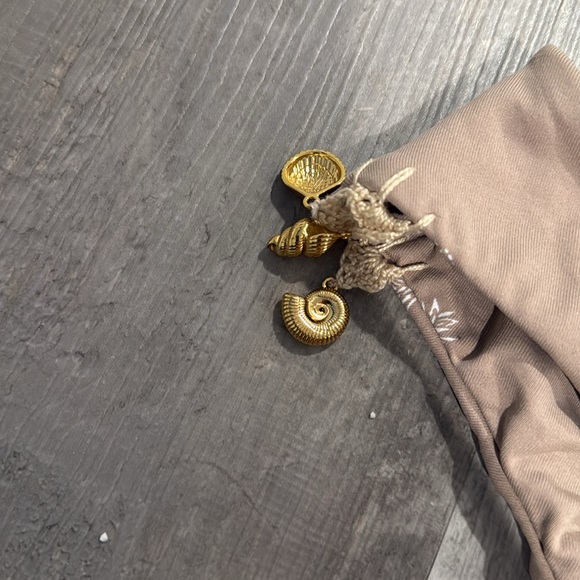 17. Lybethras Tan Pineapple Bikini Bottom - Picture 5 of 7